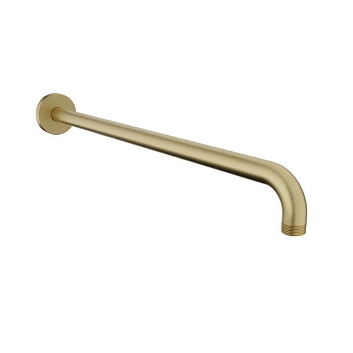 Baril 18" Wall-Mounted Shower Arm BRA-1812-02 in Satin Brass