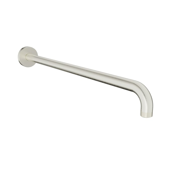 Baril 18" Wall-Mounted Shower Arm BRA-1812-02 in Brushed Nickel