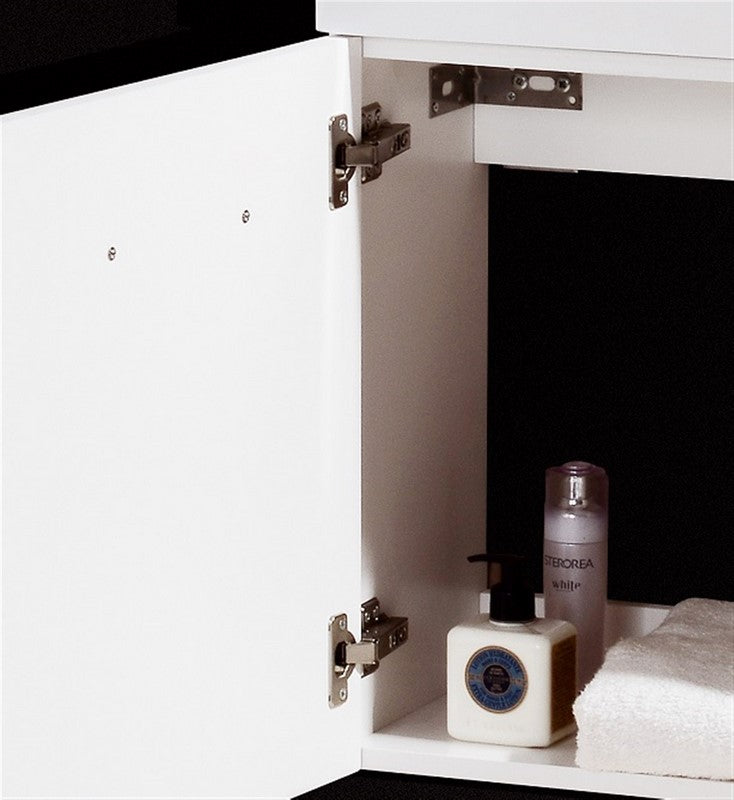 Kube Bath Bliss 18" Wall Mount Modern Bathroom Vanity - Gloss White (BSL18-GW) view 5