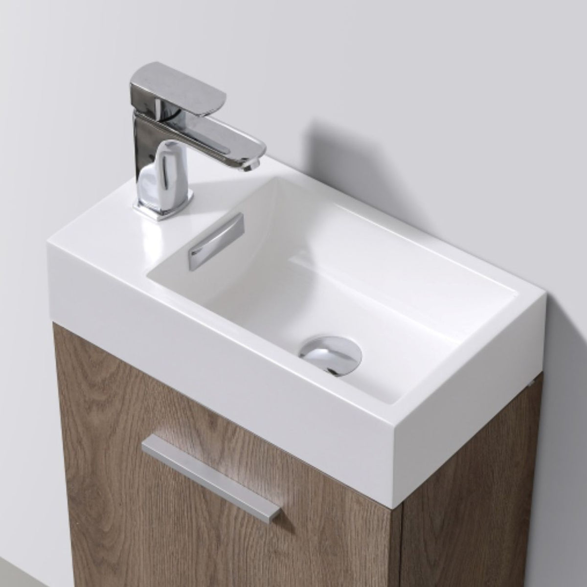 Kube Bath Bliss 18'' Sink for Bliss, Cisco and Hause - White (BSL18-SINK) view 2