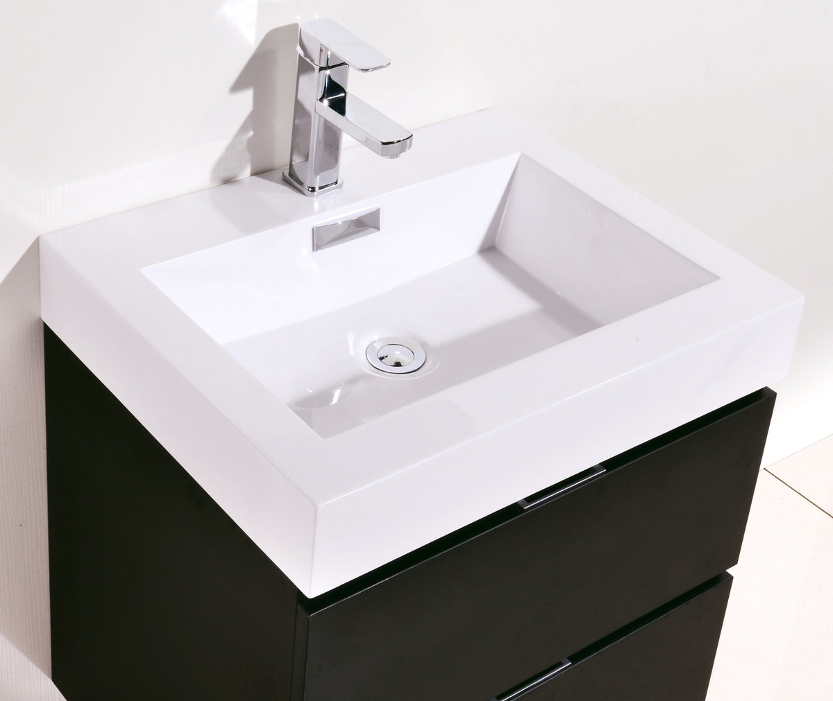 Kube Bath Bliss 24" Black wall-mount vanity (BSL24-BK) - view 4