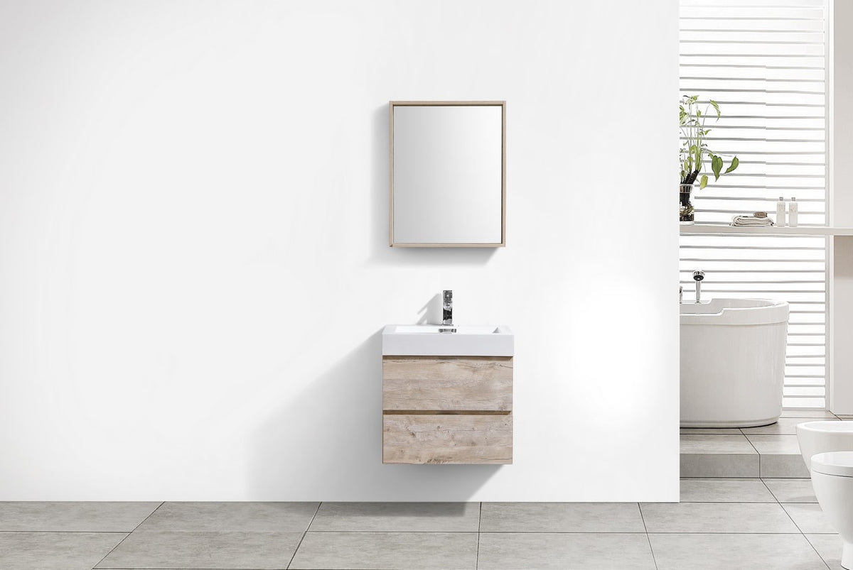 Kube Bath Bliss 24" Nature Wood wall-mount vanity (BSL24-NW) - view 5