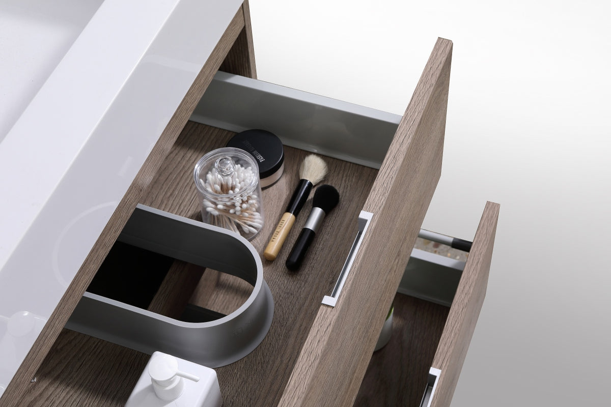 Kube Bath Bliss 24" Butternut wall-mount vanity (BSL24-BTN) - view 5