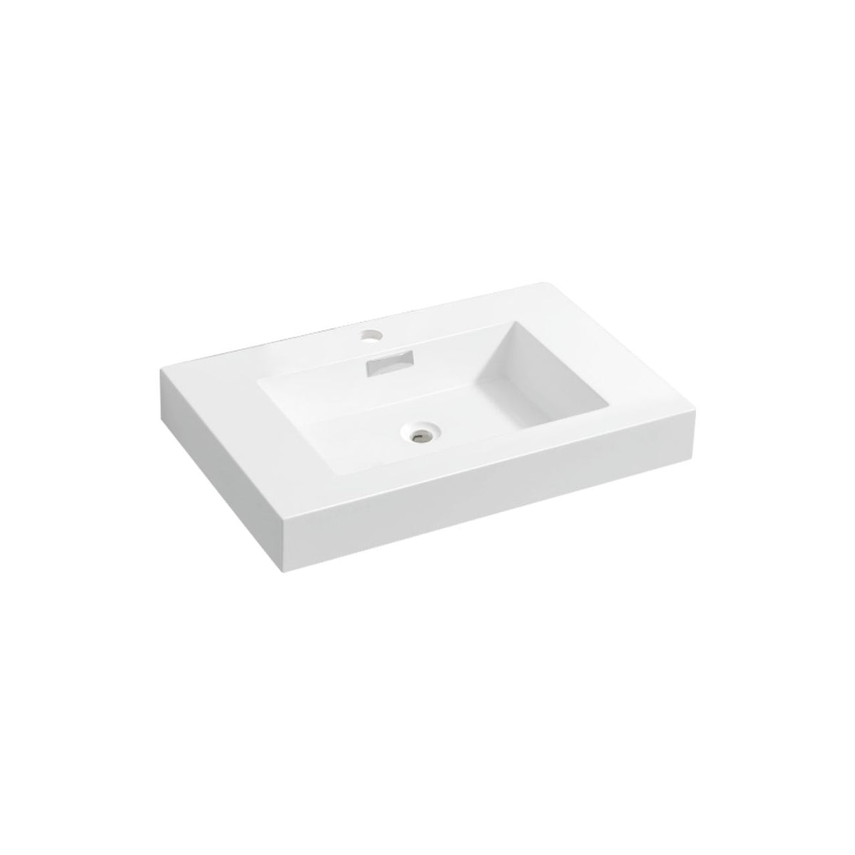 Kube Bath Bliss 30'' Sink for Bliss, Cisco and Hause - White (BSL30-SINK)