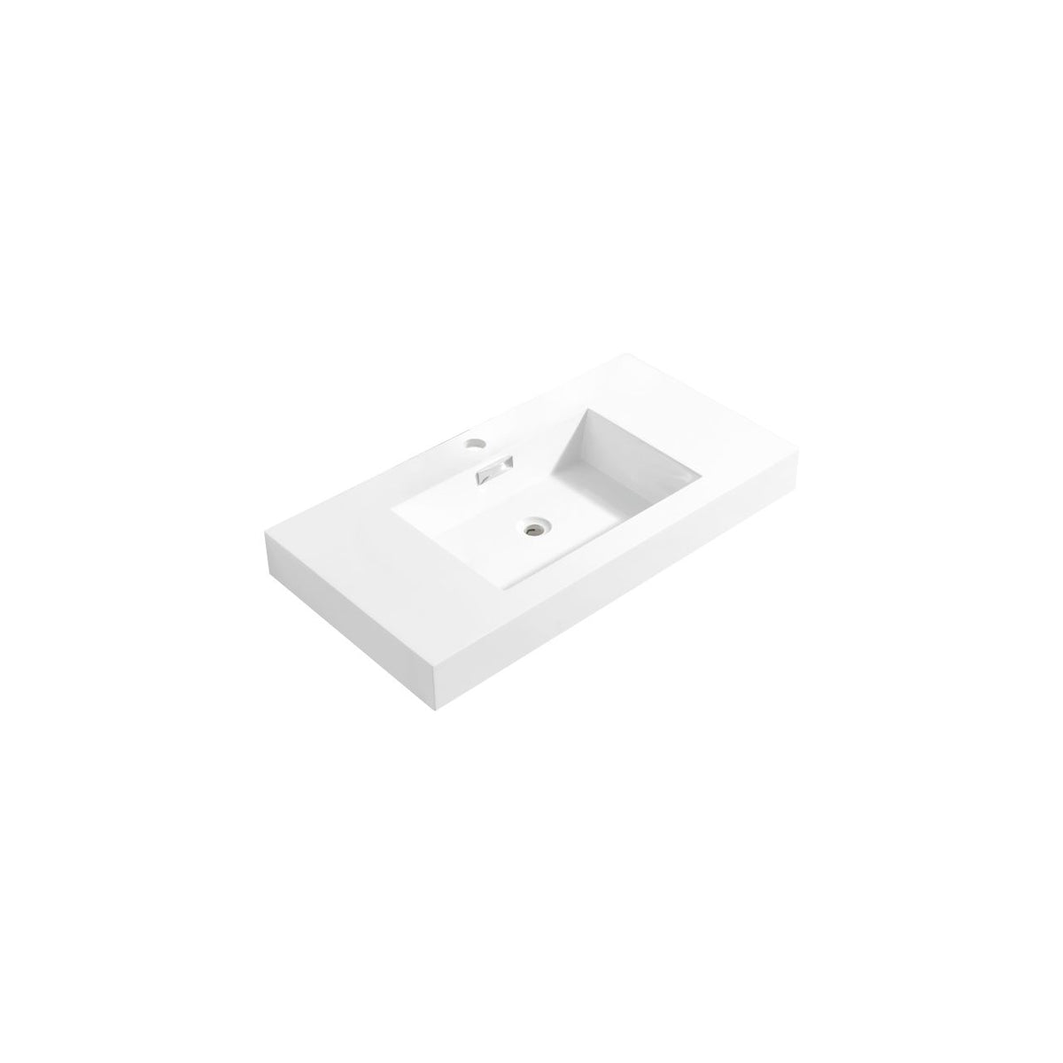 Kube Bath Bliss 36'' Sink for Bliss, Cisco and Hause - White (BSL36-SINK)