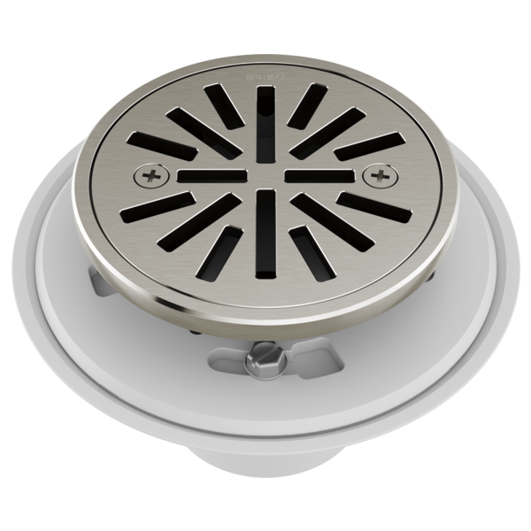 Brizo 4" Tile-In Round Shower Drain BT061414-BN - Plumbing Market