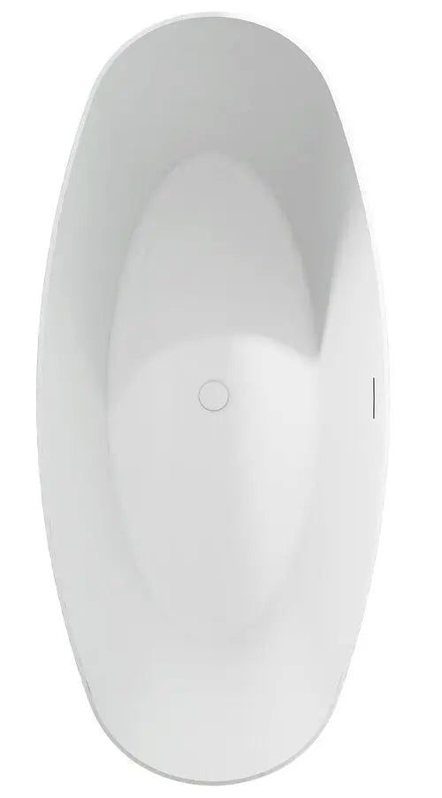 Bagno Italia Atlantis 67 Inch One Piece Free Standing Bathtub White - Plumbing Market