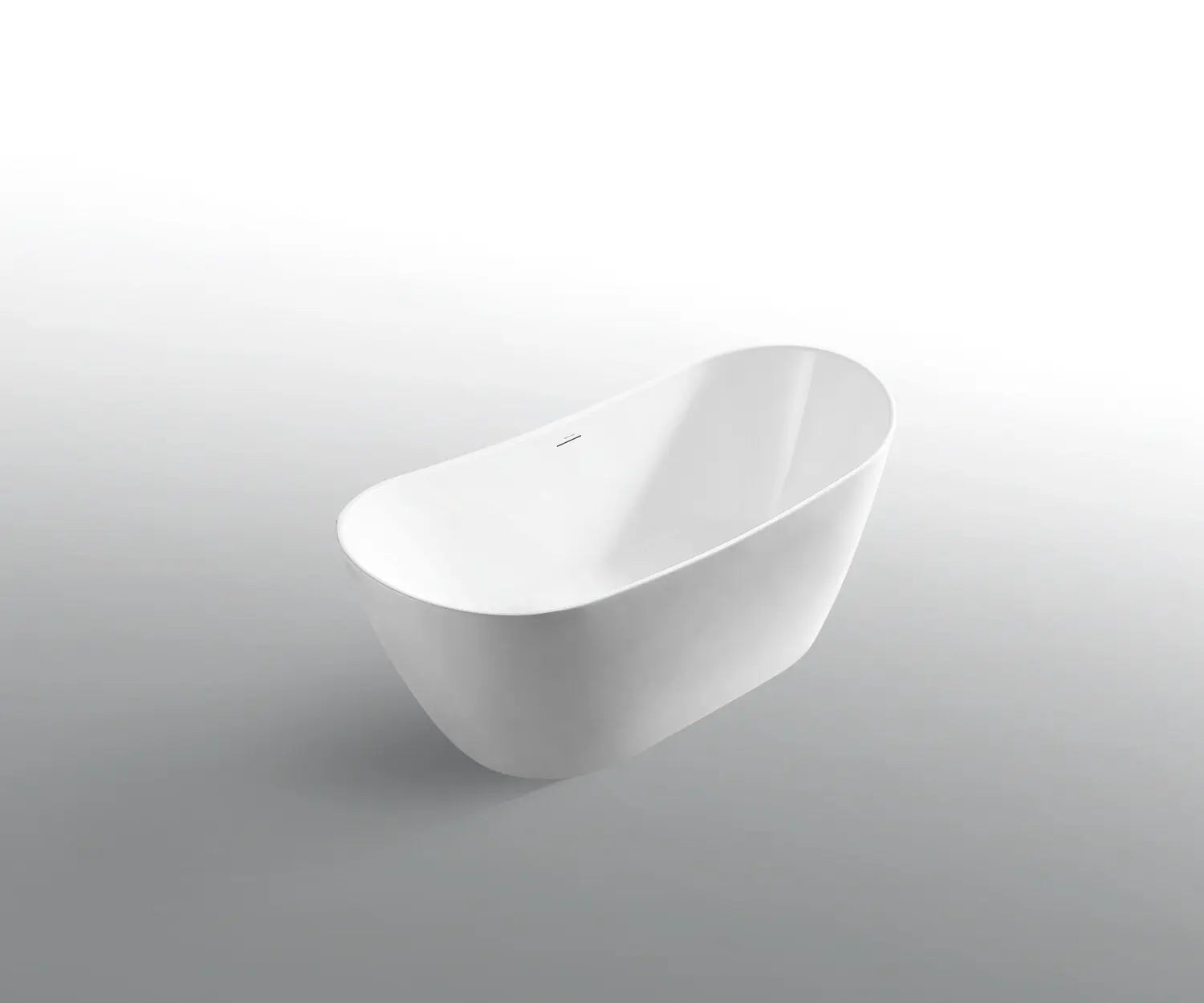 Bagno Italia Bellagio One Piece Free Standing Bathtub White - Plumbing Market