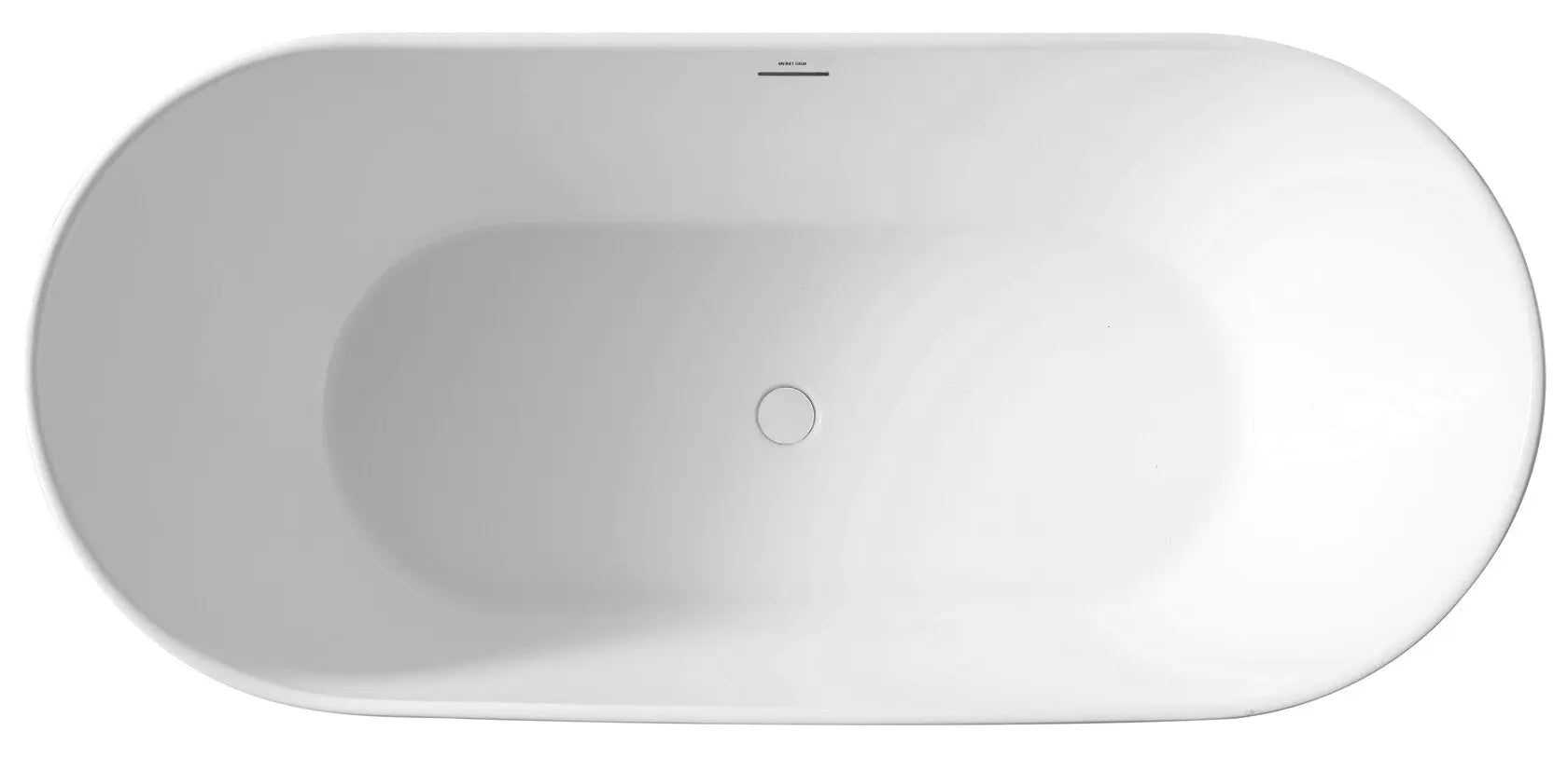 Bagno Italia Bellagio One Piece Free Standing Bathtub White - Plumbing Market