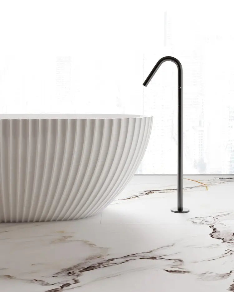 Bagno Italia Bianca One Piece Free Standing Bathtub White - Plumbing Market