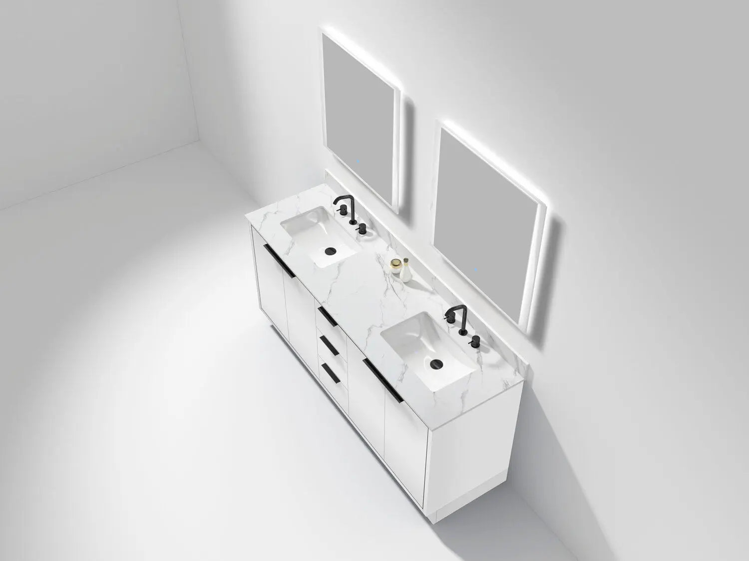 Bagno Italia Grande Free Standing Double Sink Bathroom Vanity - Plumbing Market
