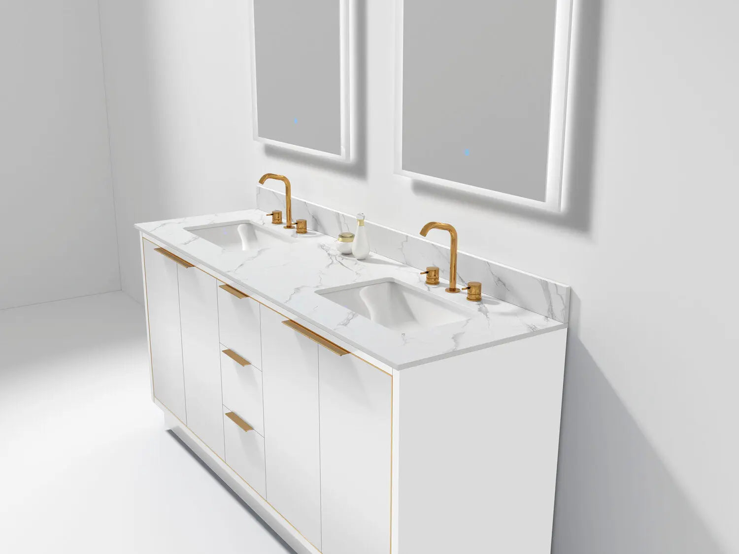 Bagno Italia Grande Free Standing Double Sink Bathroom Vanity - Plumbing Market