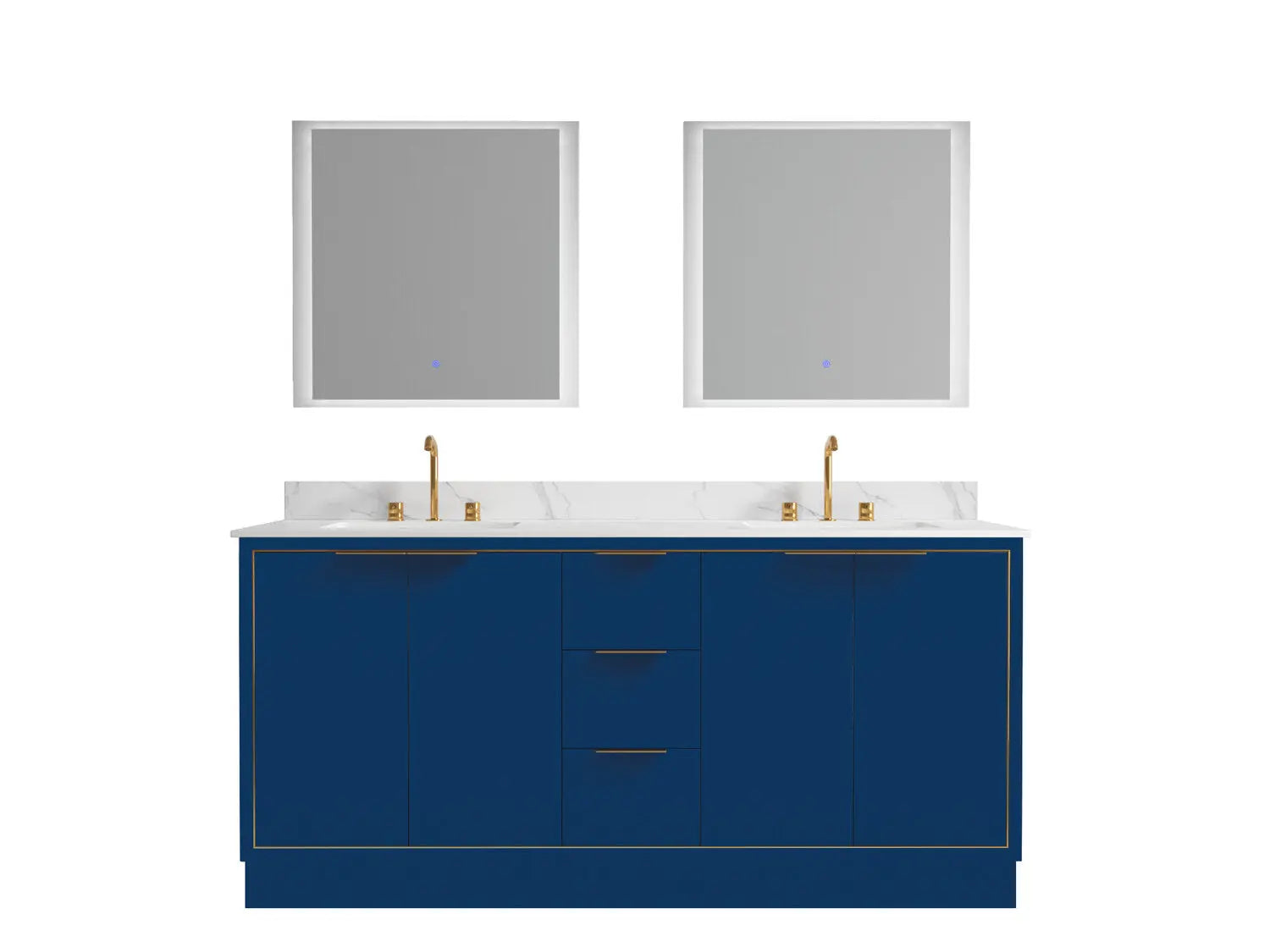 Bagno Italia Grande Free Standing Double Sink Bathroom Vanity - Plumbing Market