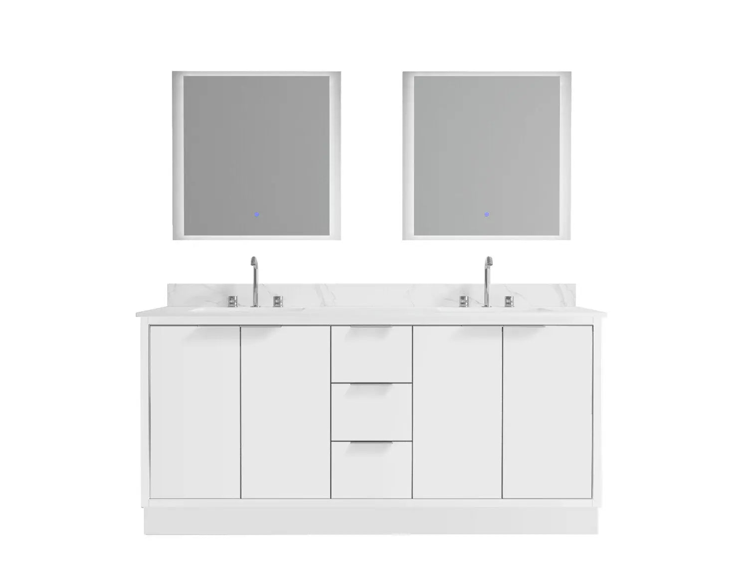 Bagno Italia Grande Free Standing Double Sink Bathroom Vanity - Plumbing Market