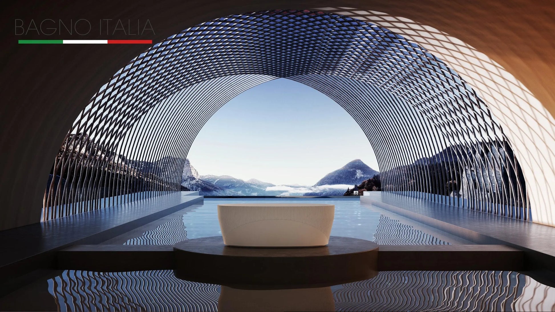 Bagno Italia Italo 67 Inch One Piece Free Standing Bathtub in White - Plumbing Market