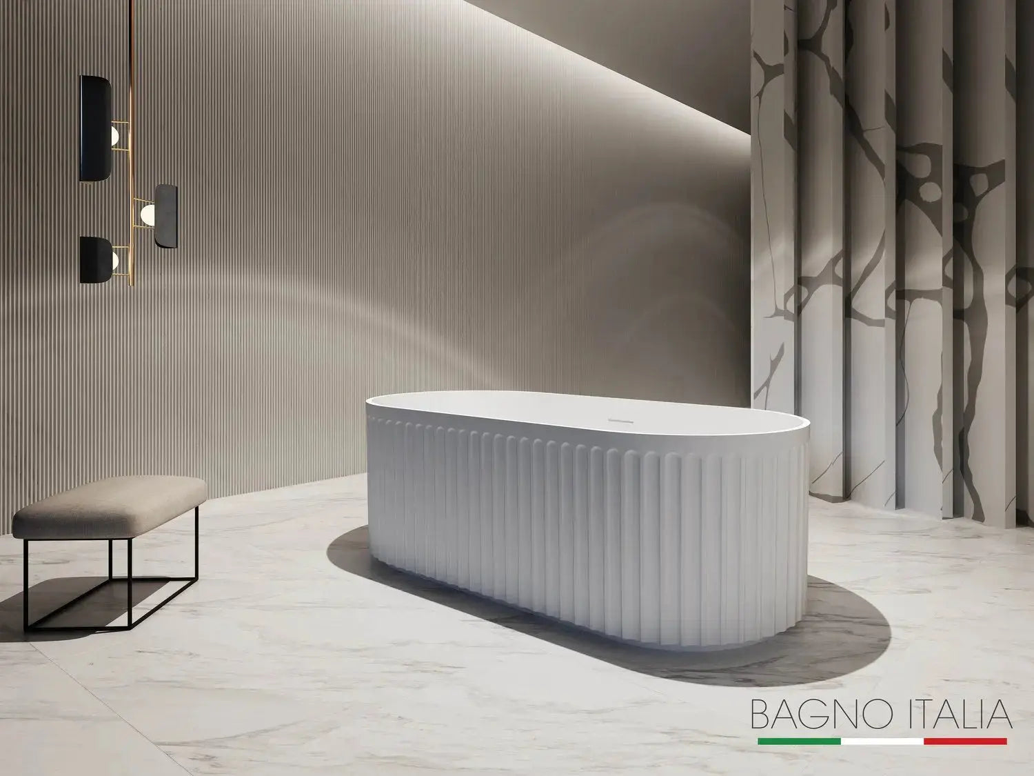 Bagno Italia Maestro 59 Inch One Piece Free Standing Bathtub - Plumbing Market