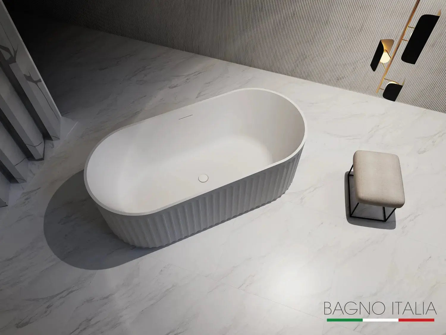 Bagno Italia Maestro 59 Inch One Piece Free Standing Bathtub - Plumbing Market