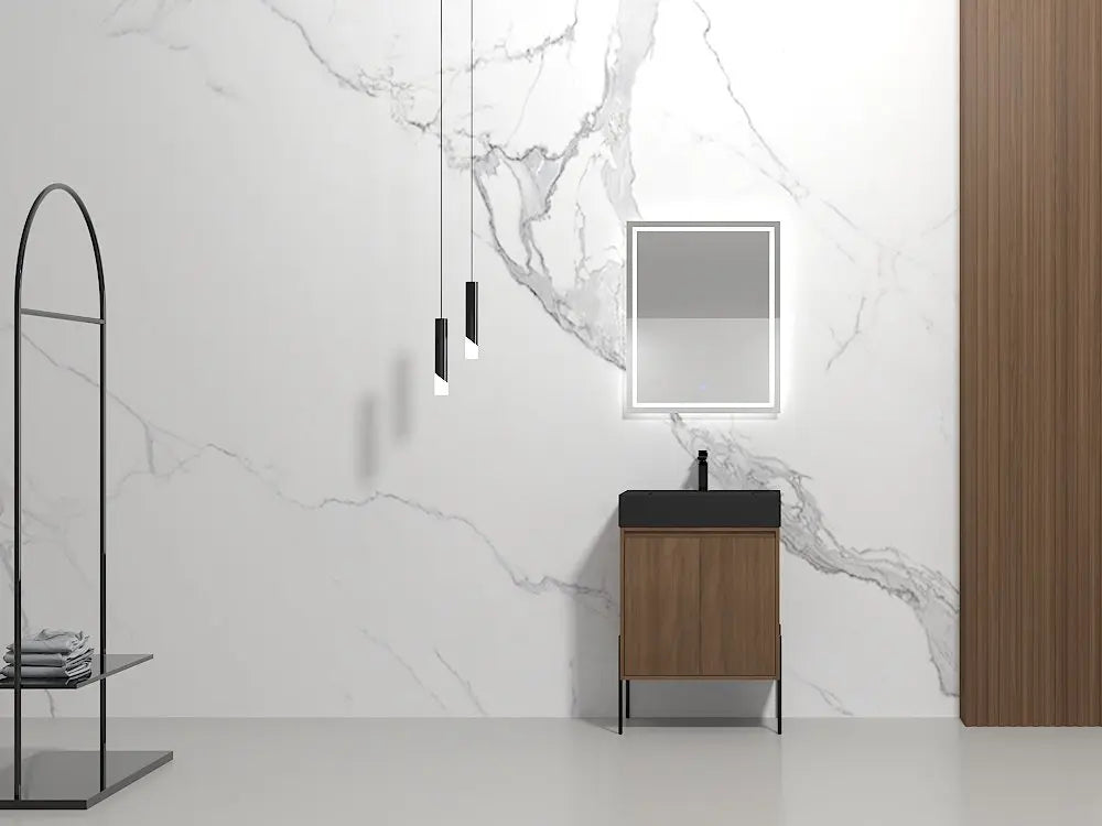 Bagno Italia Miami Free Standing Bathroom Vanity Collection Black Countertop - Plumbing Market