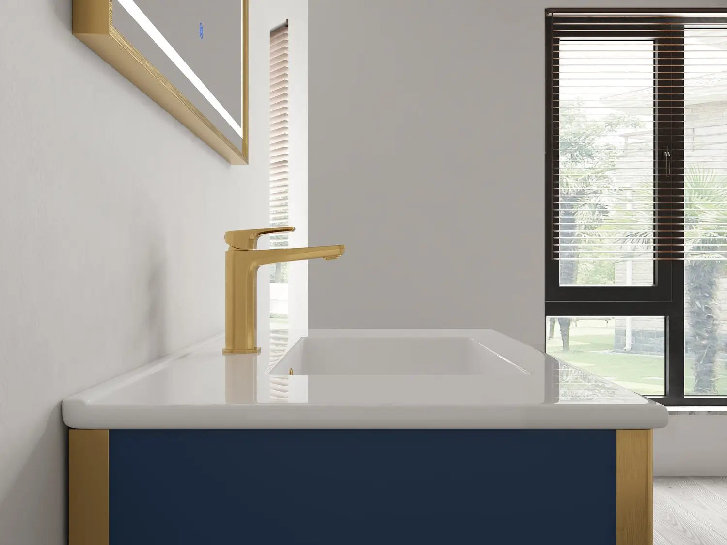 Bagno Italia Milano Free Standing Bathroom Vanity With Porcelain Top - Plumbing Market