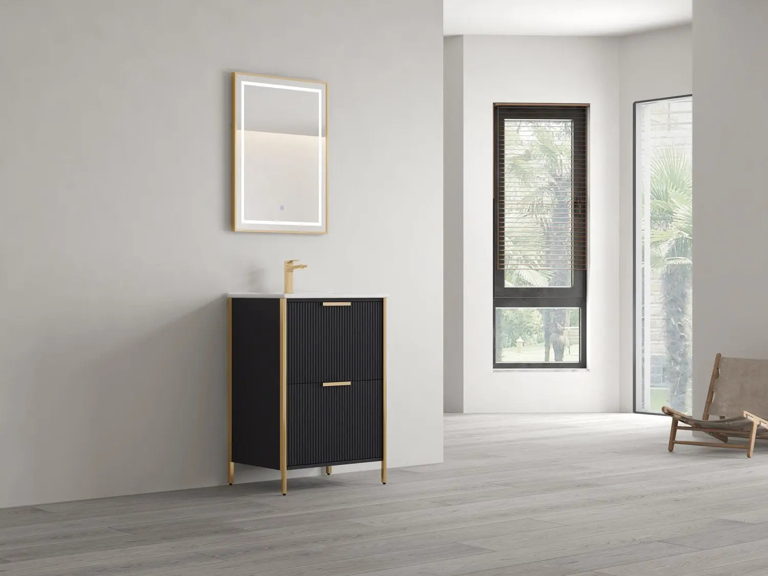 Bagno Italia Milano Free Standing Bathroom Vanity With Porcelain Top - Plumbing Market