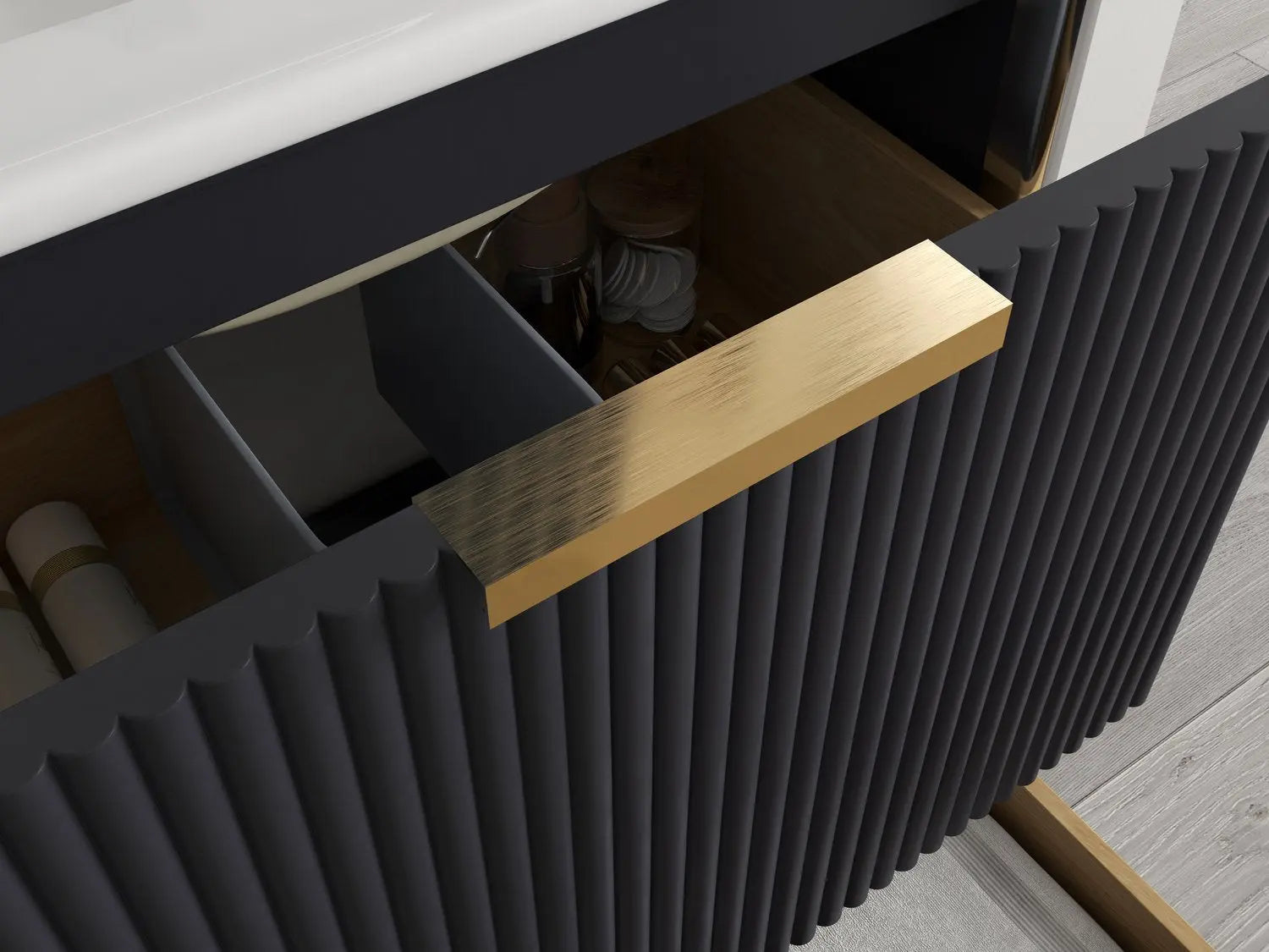 Bagno Italia Milano Free Standing Bathroom Vanity With Porcelain Top - Plumbing Market