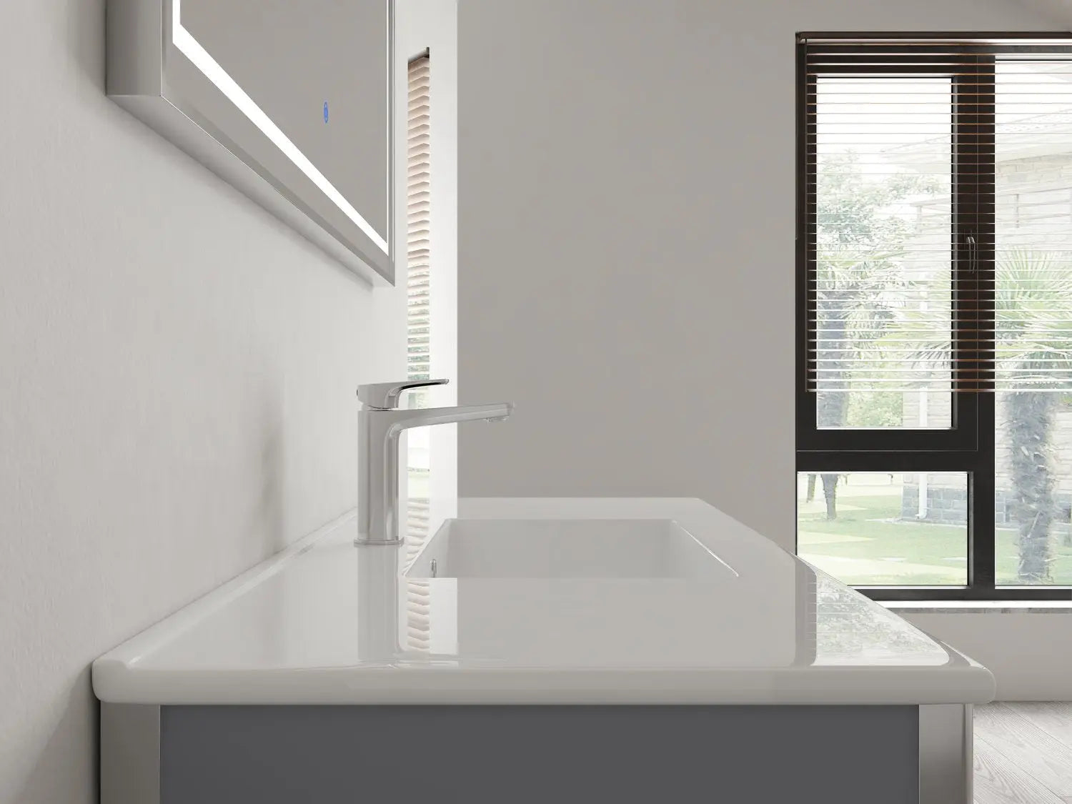 Bagno Italia Milano Free Standing Bathroom Vanity With Porcelain Top - Plumbing Market