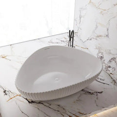 Bagno Italia Palazzo 71 Inch One Piece Free Standing Bathtub in White - Plumbing Market