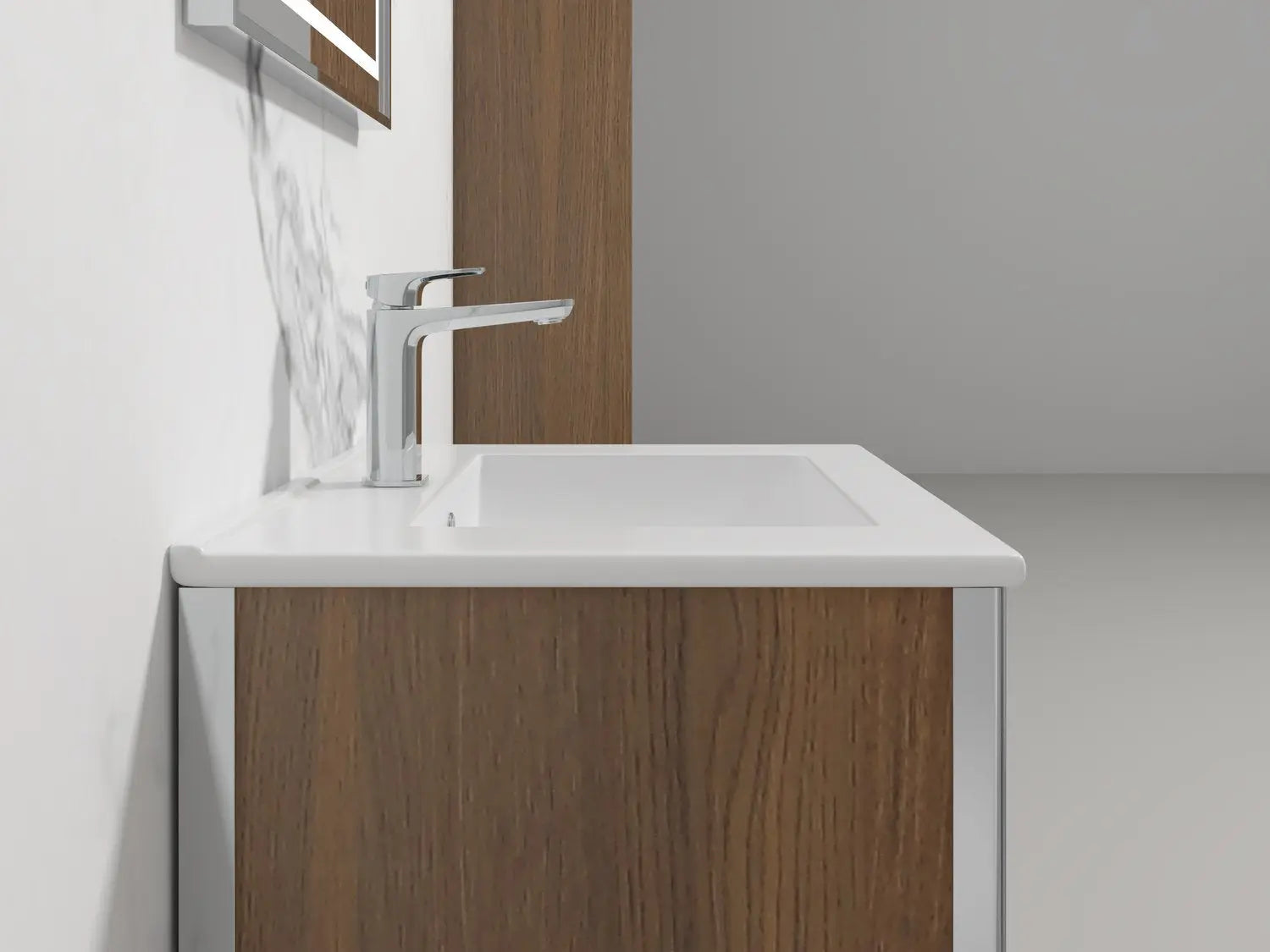 Bagno Italia Petra Free Standing Bathroom Vanity European Walnut - Plumbing Market