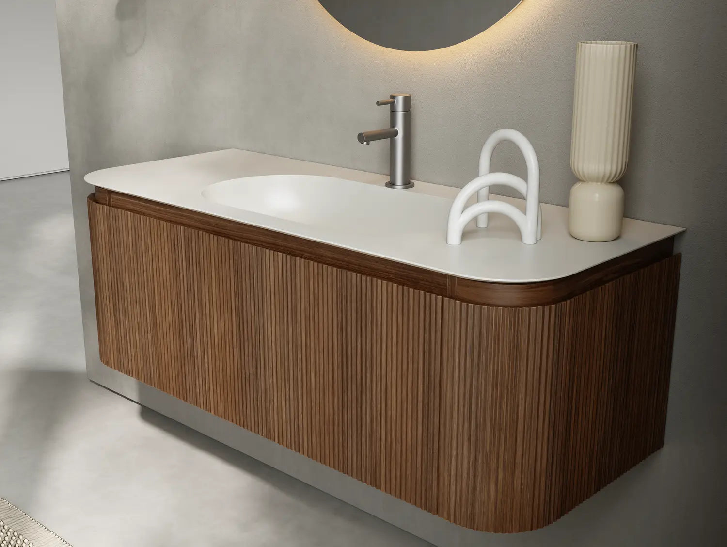 Bagno Italia Piano Wall Mount Single Sink Bathroom Vanity - Plumbing Market