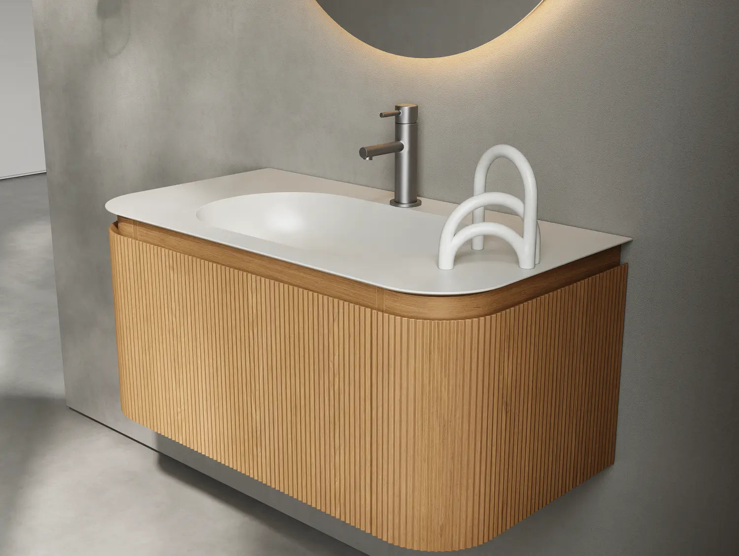 Bagno Italia Piano Wall Mount Single Sink Bathroom Vanity - Plumbing Market