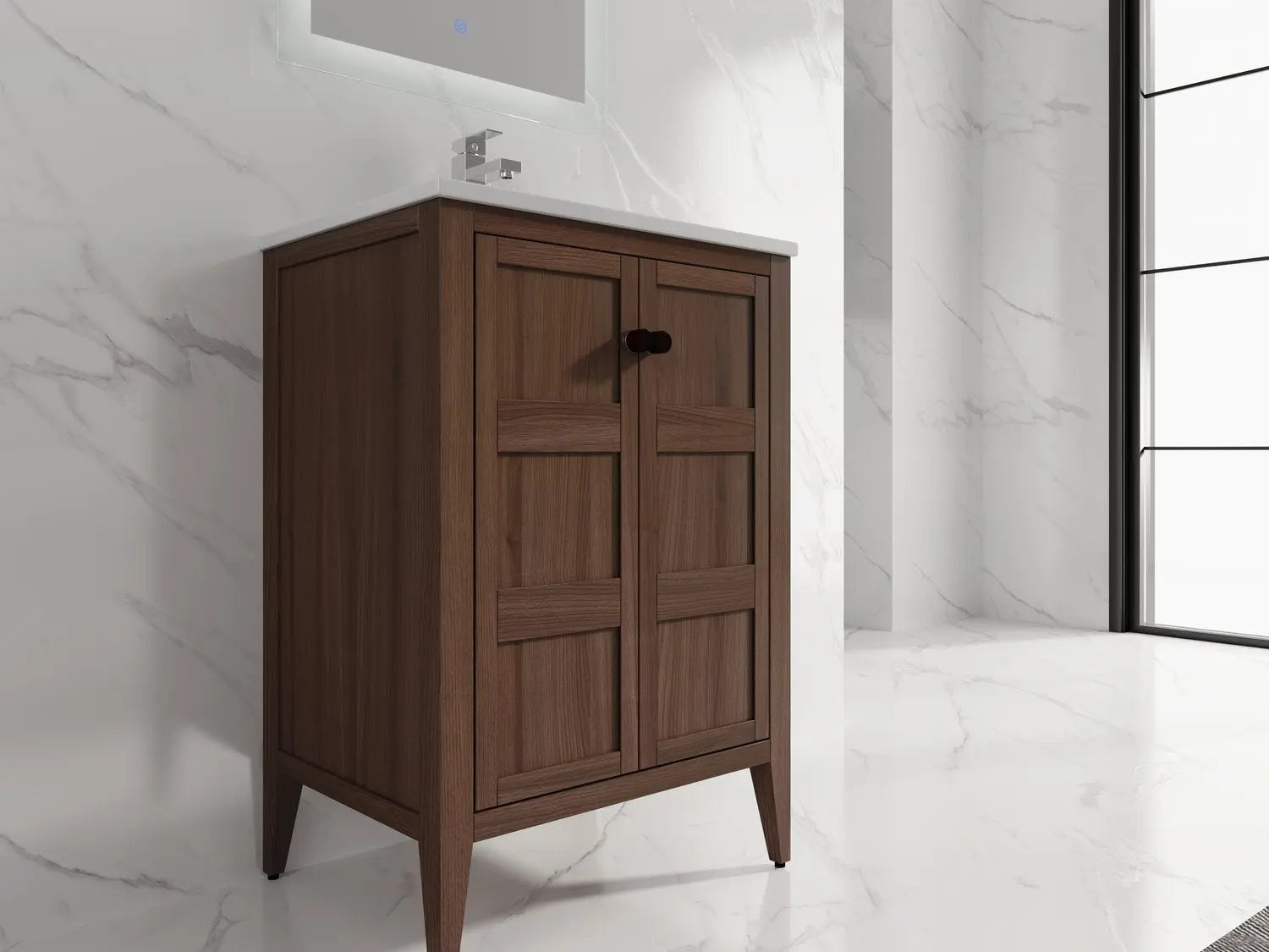 Bagno Italia Tampa Free Standing Bathroom Vanity White Top - Plumbing Market