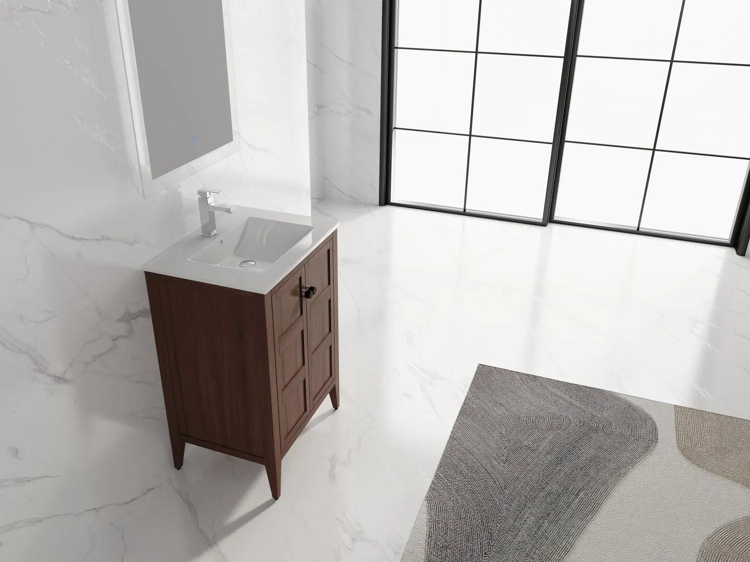 Bagno Italia Tampa Free Standing Bathroom Vanity White Top - Plumbing Market