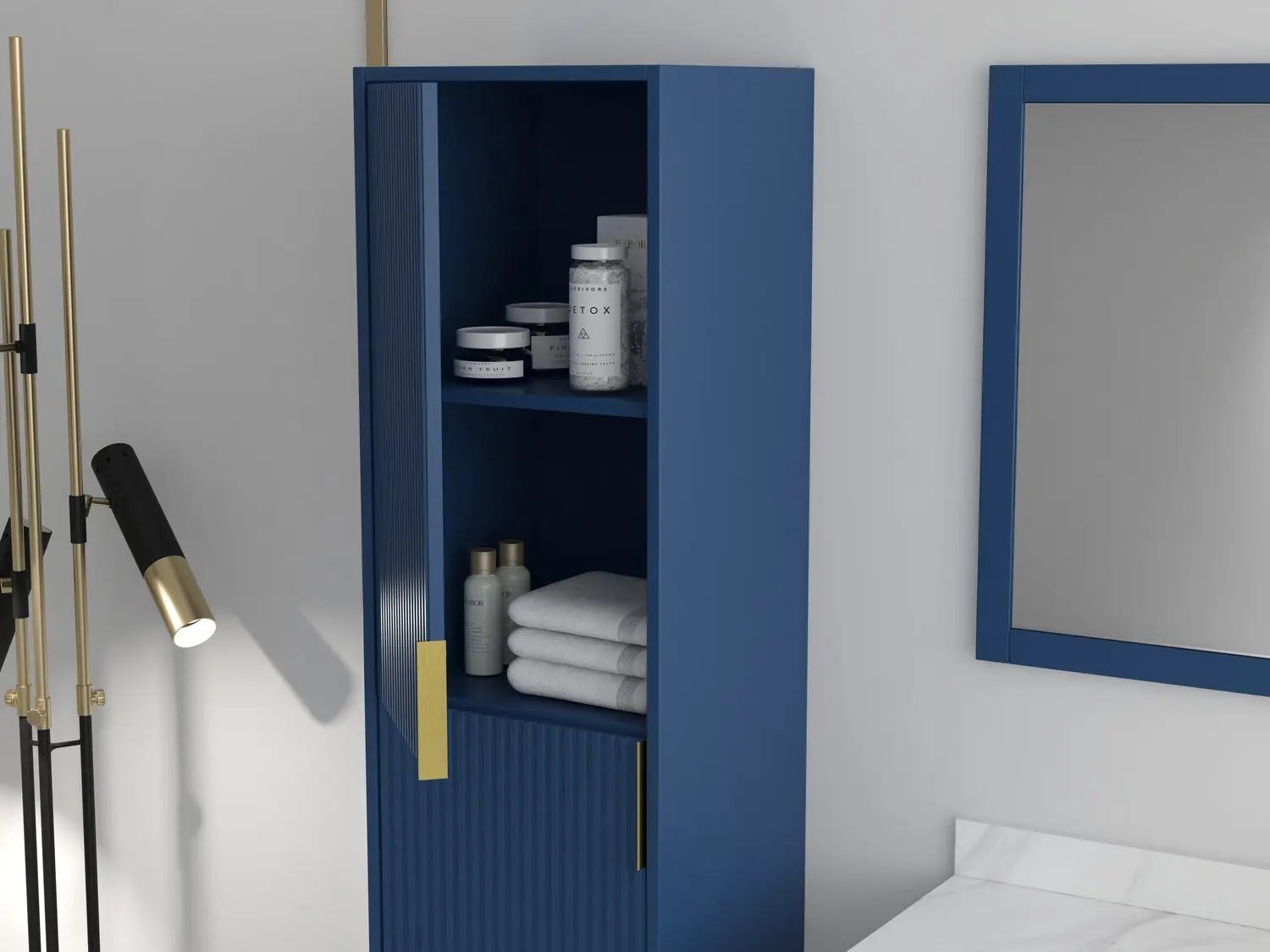 Bagno Italia Versace 18 Inch Linen Wall Mount Cabinet - Plumbing Market