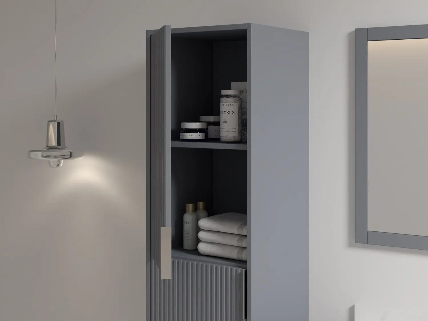Bagno Italia Versace 18 Inch Linen Wall Mount Cabinet - Plumbing Market