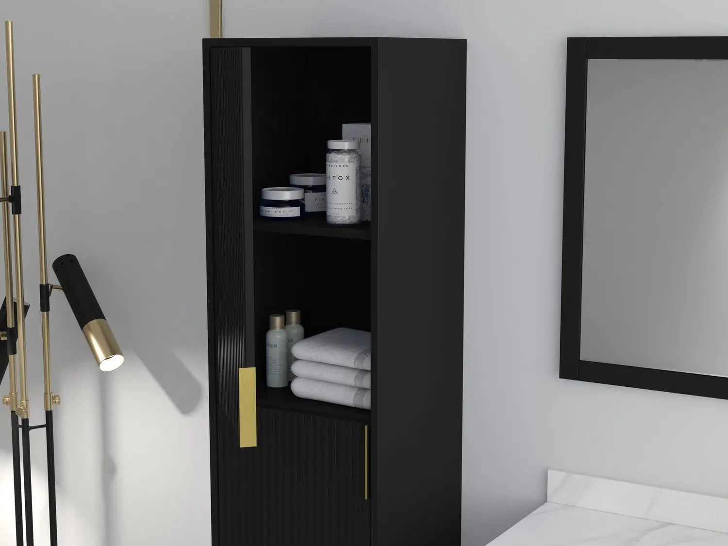 Bagno Italia Versace 18 Inch Linen Wall Mount Cabinet - Plumbing Market