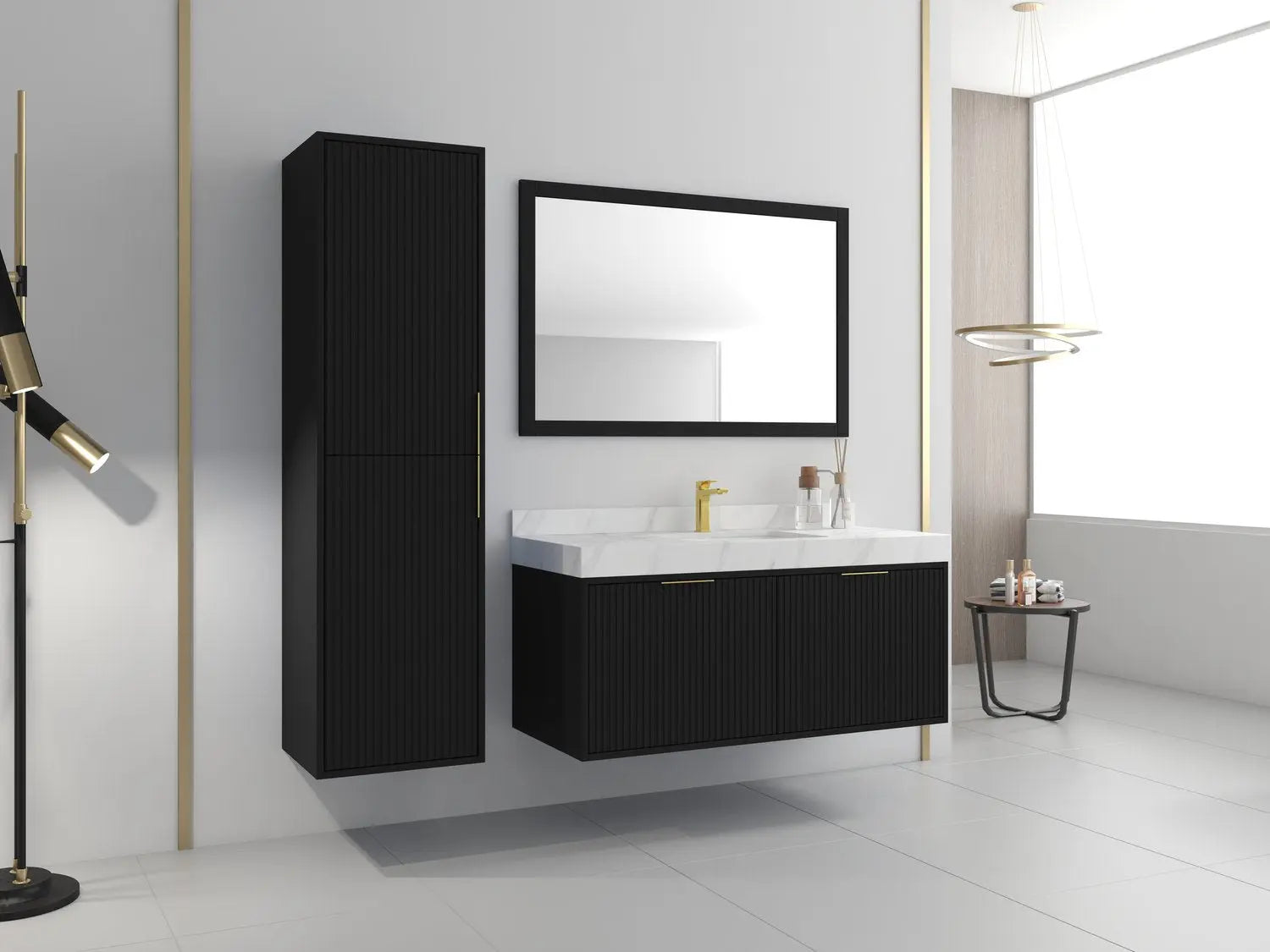 Bagno Italia Versace 18 Inch Linen Wall Mount Cabinet - Plumbing Market