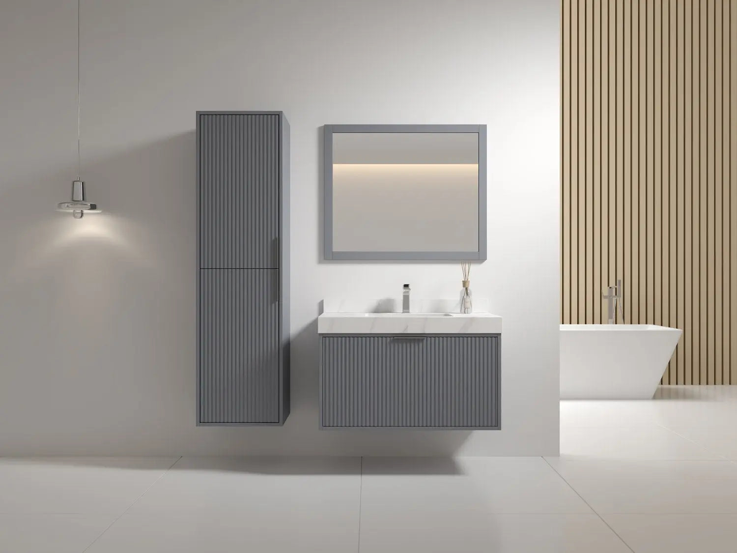 Bagno Italia Versace 18 Inch Linen Wall Mount Cabinet - Plumbing Market