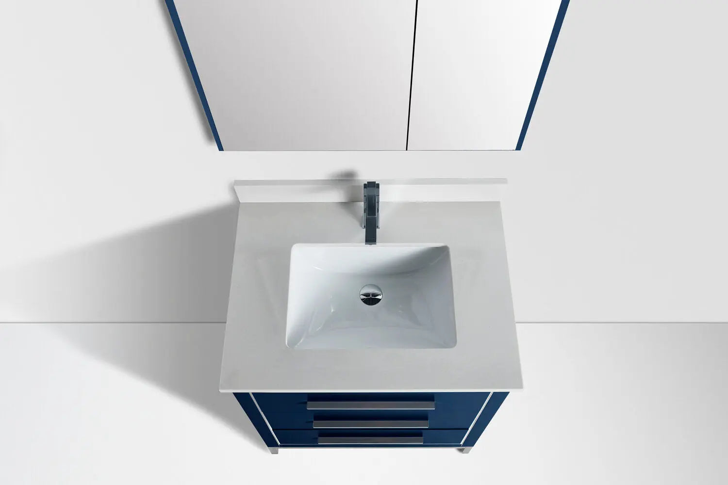 Bagno Italia Windsor Free Standing Bathroom Vanity Quartz Countertop - Plumbing Market