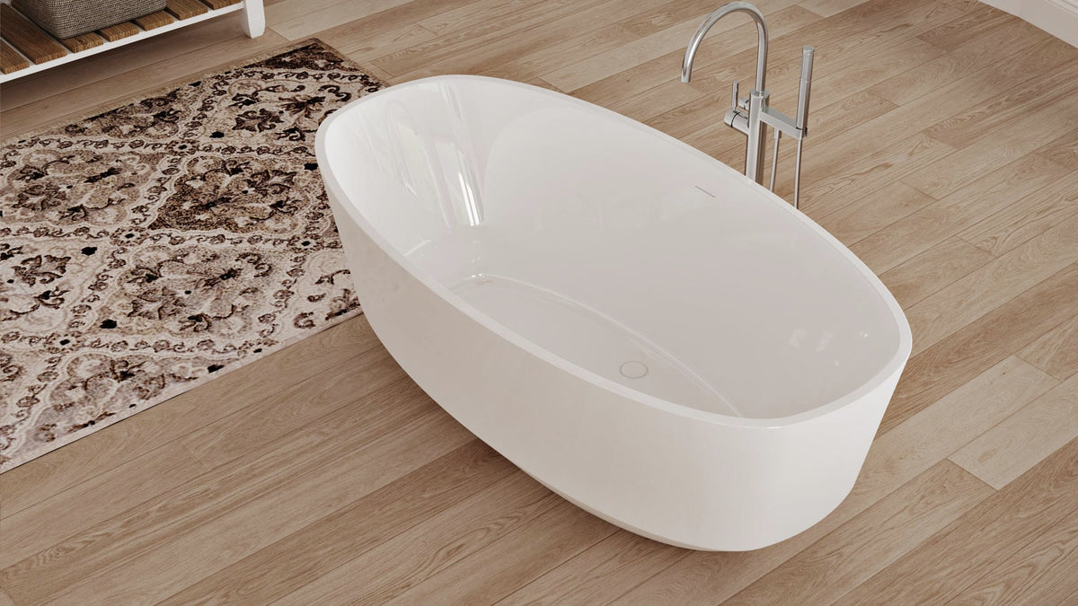 Oceania Mystic 64 Freestanding Bathtub 63.5" x 32.5" x 22"