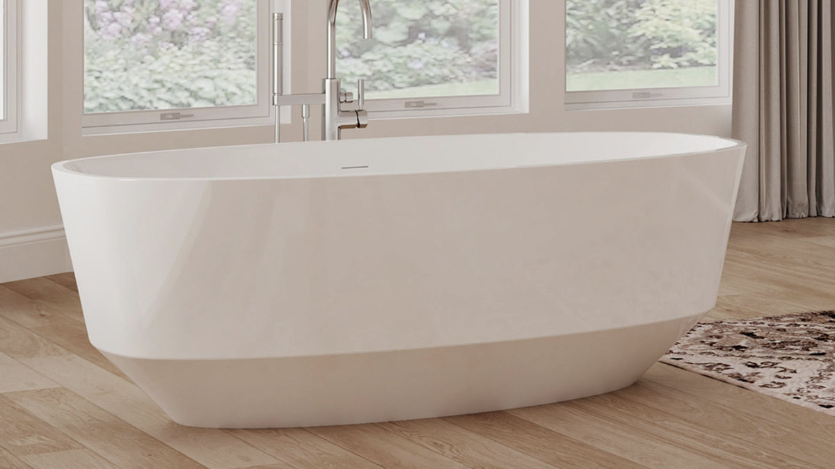 Oceania Mystic 64 Freestanding Bathtub 63.5" x 32.5" x 22"