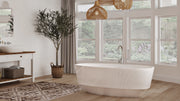 Oceania Mystic Striped 64 Freestanding Bathtub 63.5" x 32.5" x 22"