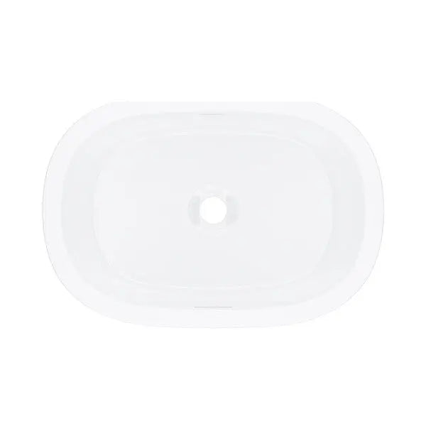 Barcelona 21" x 14" Undermount Oval Lavatory Sink - Plumbing Market