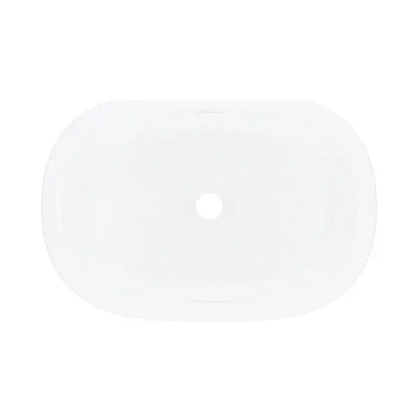Barcelona 21" x 14" Undermount Oval Lavatory Sink - Plumbing Market