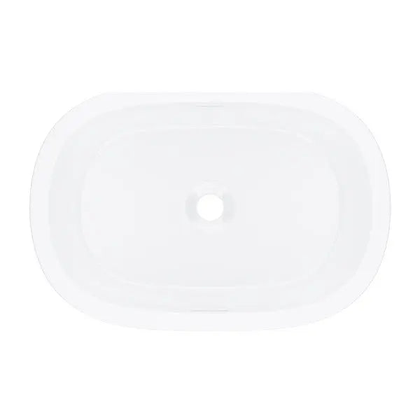 Barcelona 22" x 15" Undermount Oval Lavatory Sink - Plumbing Market