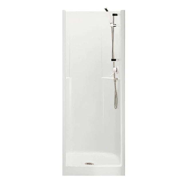 Biarritz 40 30 x 32 AcrylX Alcove Center Drain One-Piece Shower in White - Plumbing Market