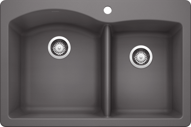 Blanco  DIAMOND 1¾ Silgranit Kitchen Sinks - Plumbing Market