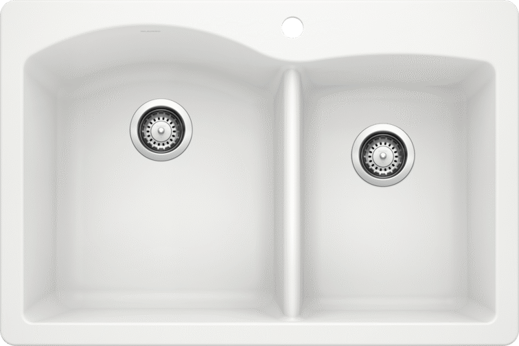Blanco  DIAMOND 1¾ Silgranit Kitchen Sinks - Plumbing Market