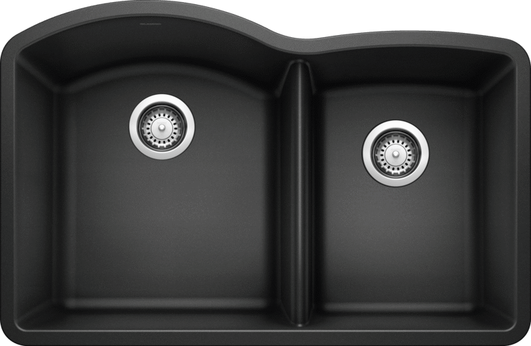 Blanco  DIAMOND U 1¾ Silgranit Kitchen Sinks - Plumbing Market
