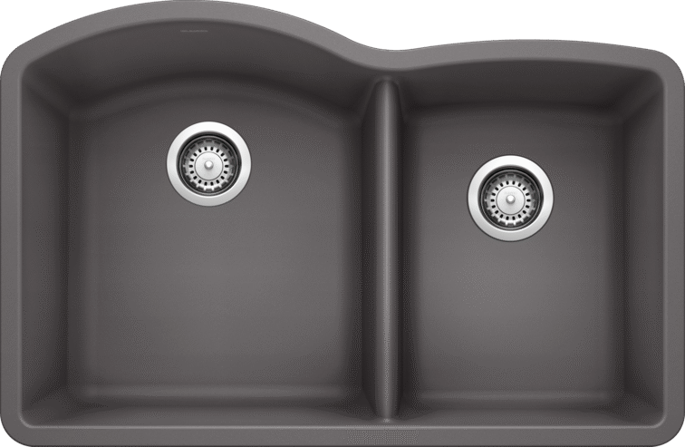 Blanco  DIAMOND U 1¾ Silgranit Kitchen Sinks - Plumbing Market