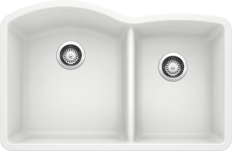 Blanco  DIAMOND U 1¾ Silgranit Kitchen Sinks - Plumbing Market